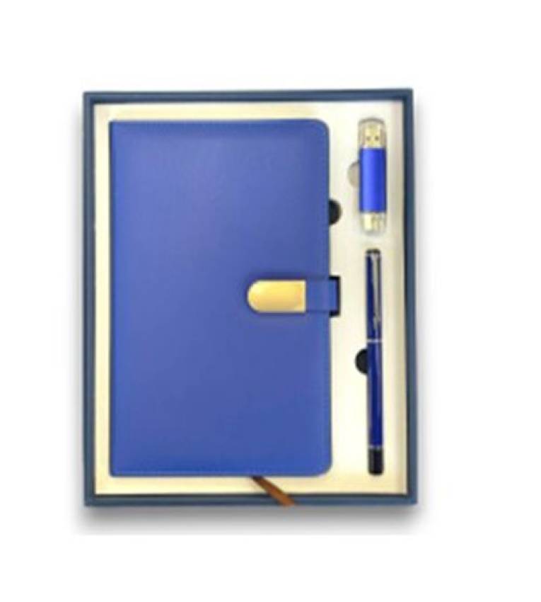 Coffret Cadeau : Carnet de Notes Lecteur Flash USB Double Usage avec stylo